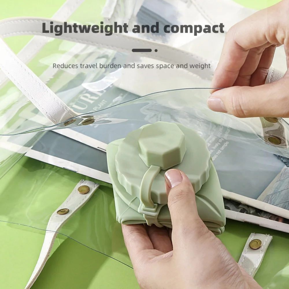 Silicone Foldable Water Bottle – 600 ML