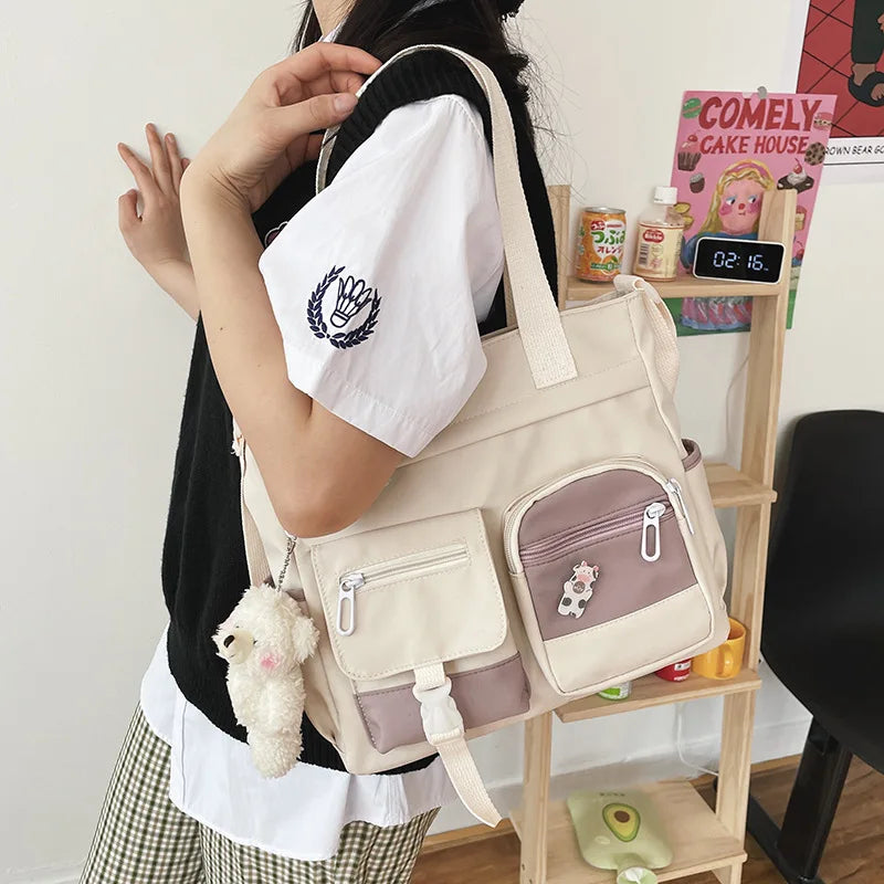 Waterproof Nylon Tote Bag
