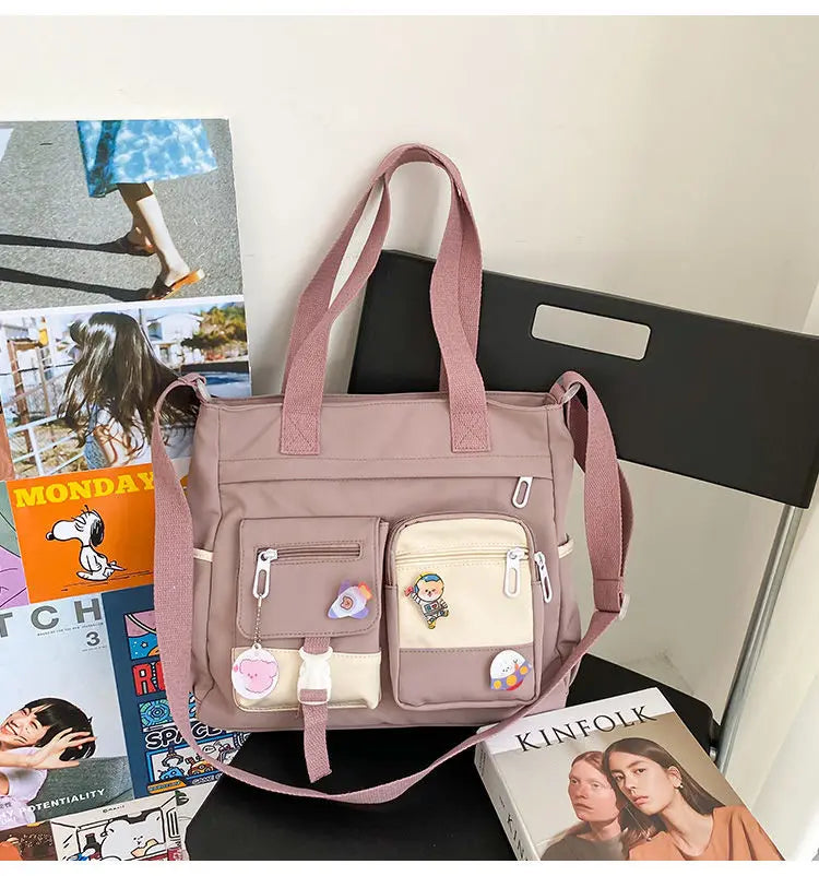 Waterproof Nylon Tote Bag