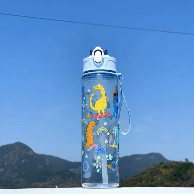 Water Bottle For Kids -  Leakproof Plastic Water Bottles