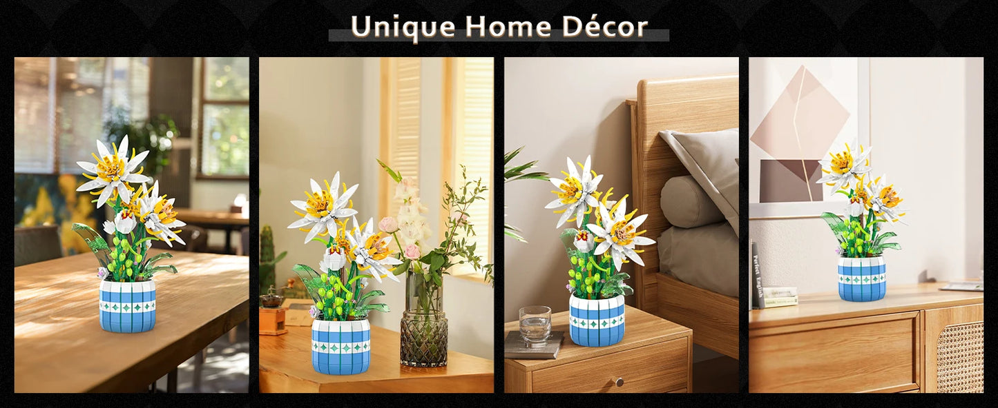 EDUCIRO Flower Bouquet Building Set