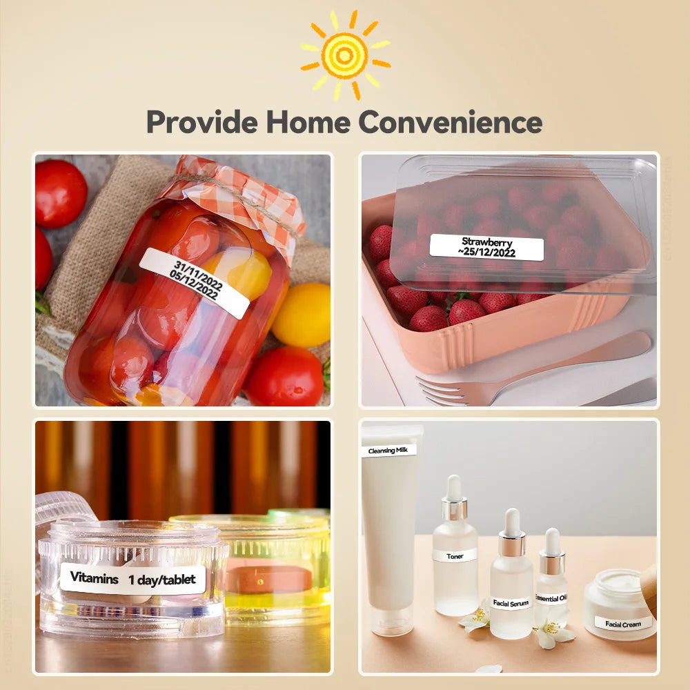 Portable P12 Mini Label Printer