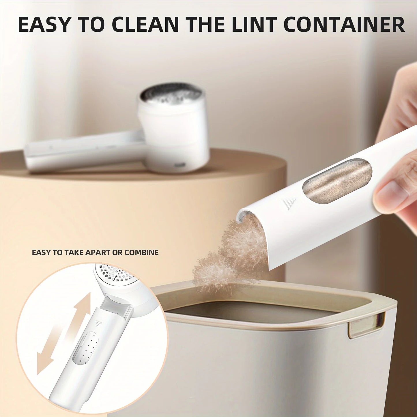 Rechargeable Fabric Lint Remover