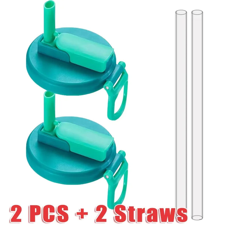 Can Lid With Silicone Straw