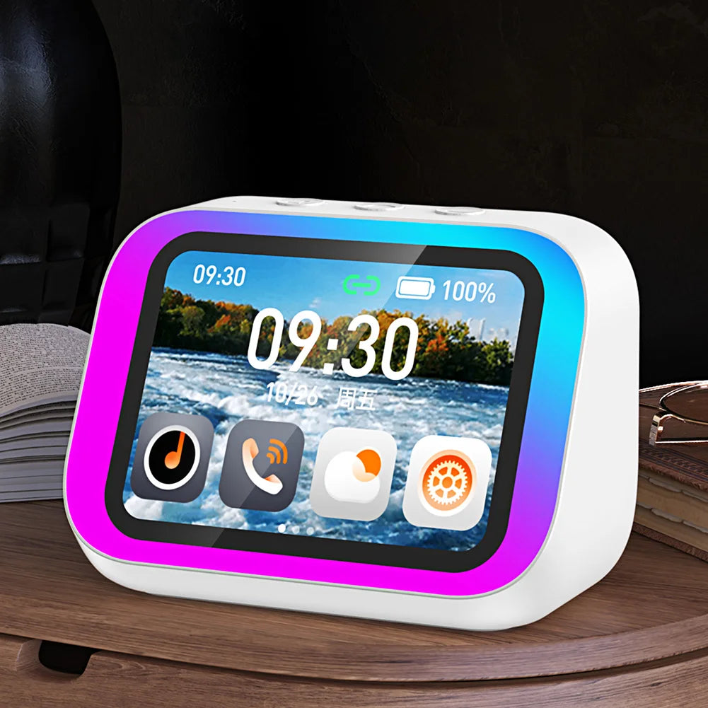 Multifunctional Smart Speaker with Clock & Weather