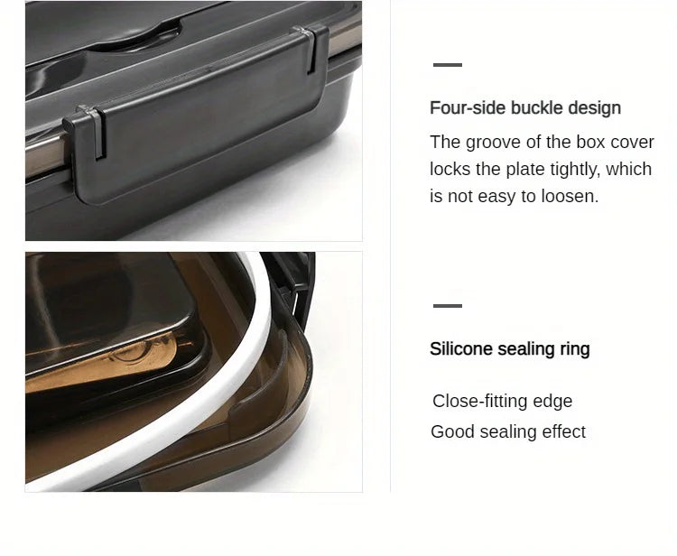 Leak-Proof Stainless Steel Lunch Box