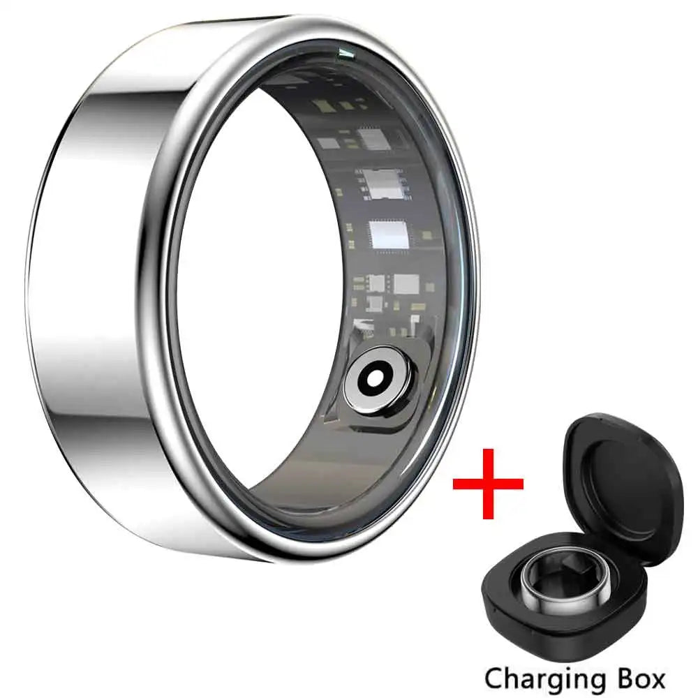 2025 Smart Ring Bluetooth Heart Rate SpO2 Fitness Tracker Waterproof
