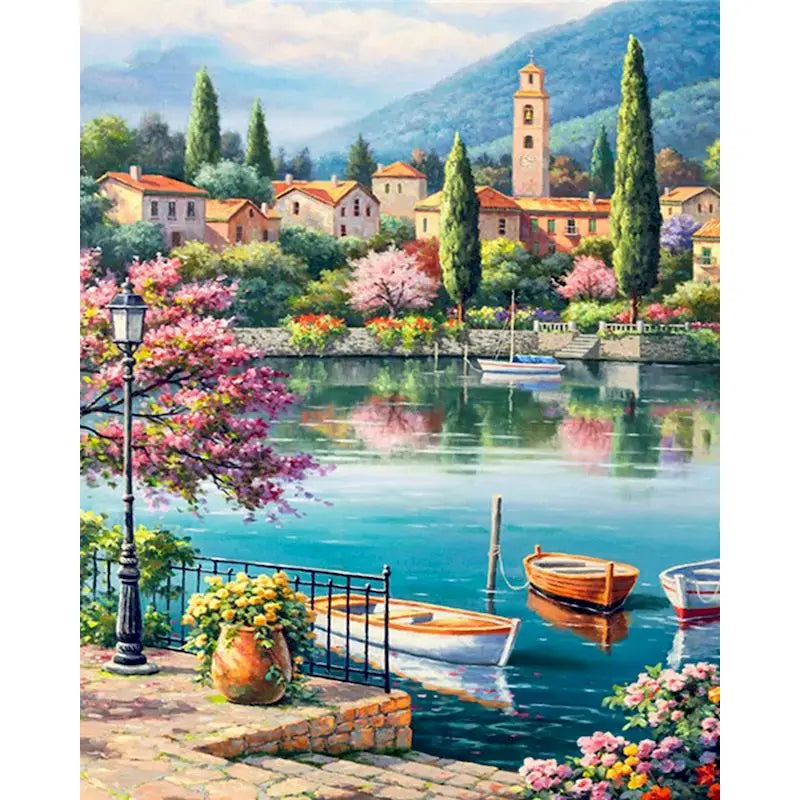 City Landscape Paint by Numbers