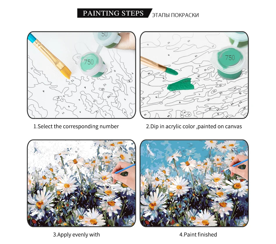 City Landscape Paint by Numbers