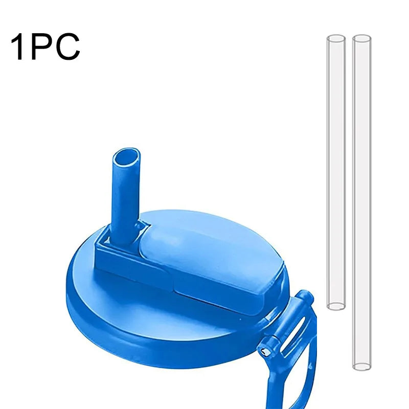 Can Lid With Silicone Straw