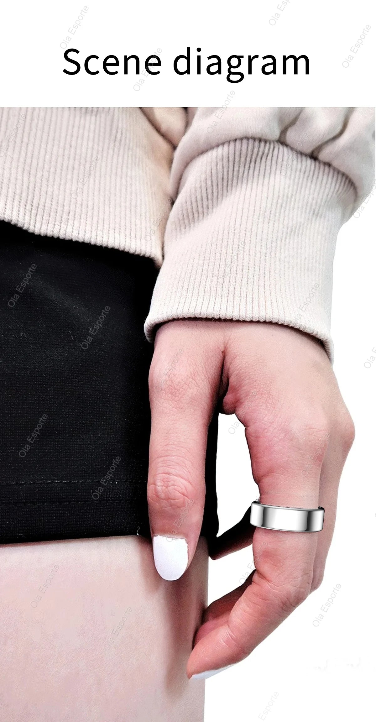 2025 Smart Ring Bluetooth Heart Rate SpO2 Fitness Tracker Waterproof