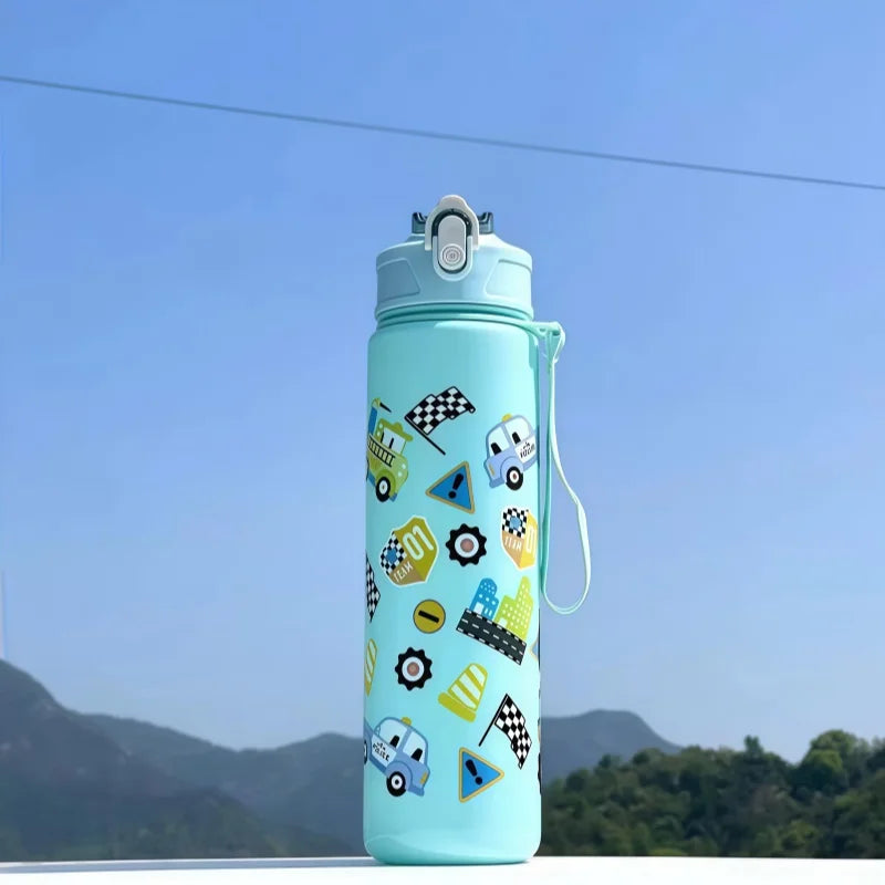 Water Bottle For Kids -  Leakproof Plastic Water Bottles