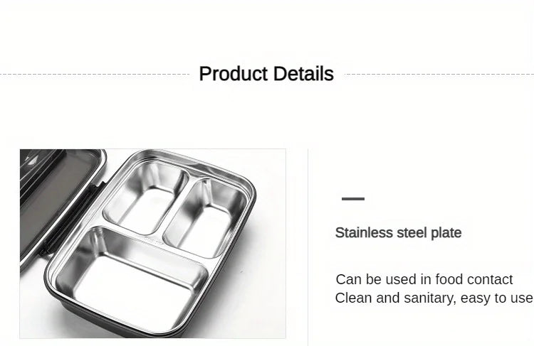 Leak-Proof Stainless Steel Lunch Box