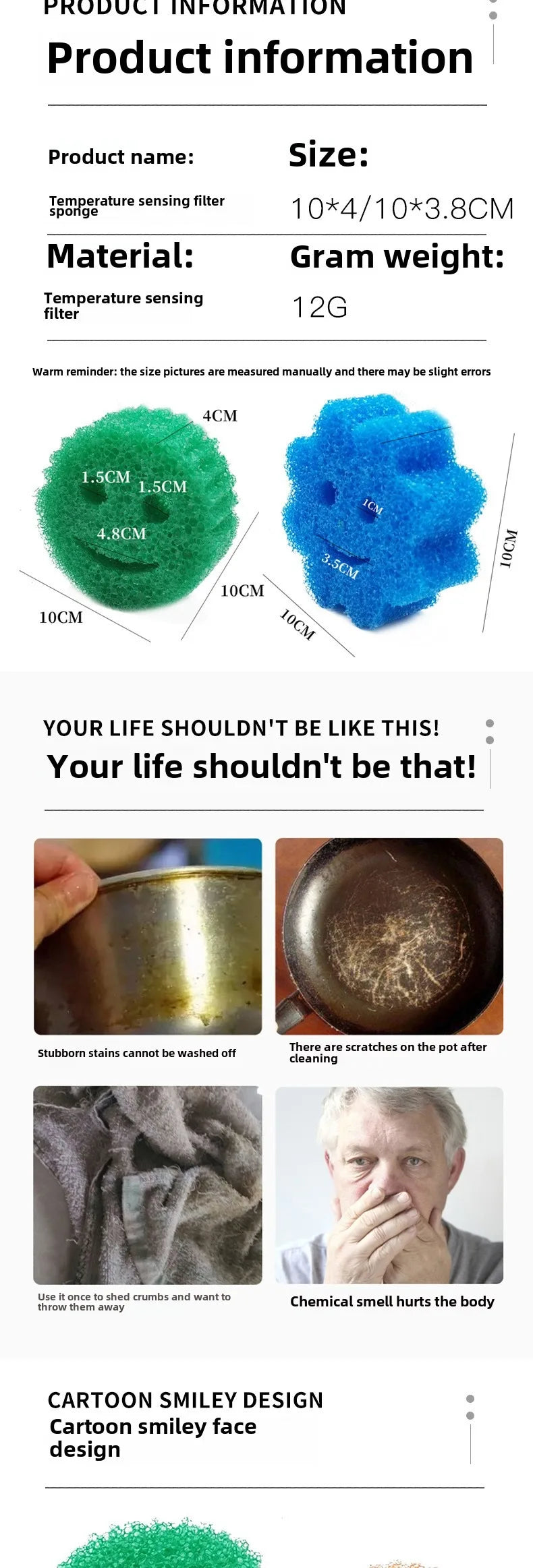 Reusable Dishwashing Sponges