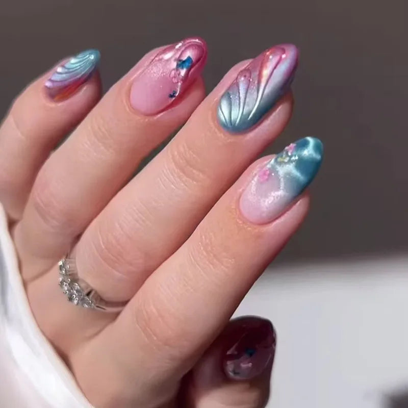 3D Design False Press on Nails