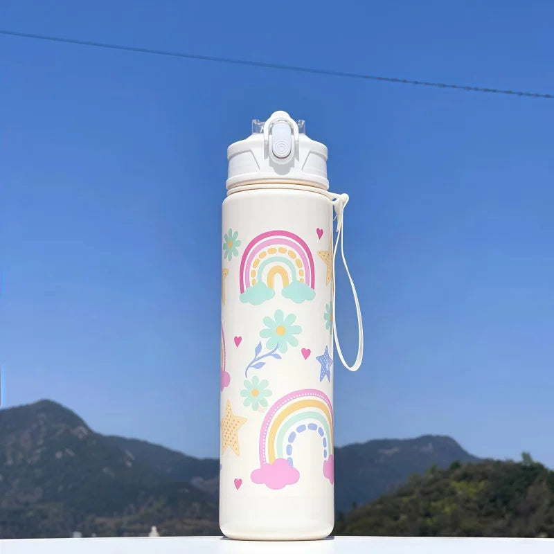 Water Bottle For Kids -  Leakproof Plastic Water Bottles