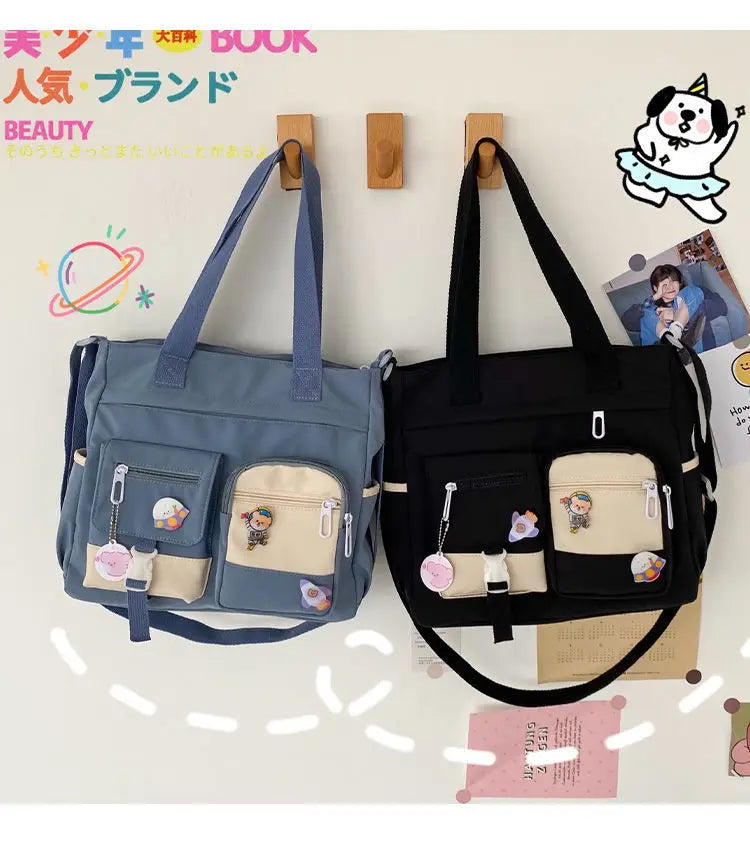 Waterproof Nylon Tote Bag