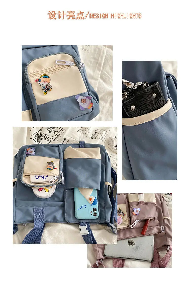 Waterproof Nylon Tote Bag