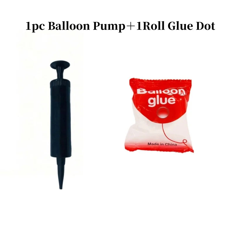 Balloon Pump with Glue Dots for Balloons