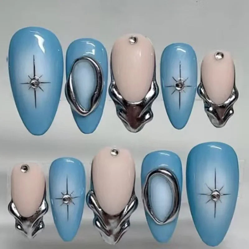 3D Design False Press on Nails