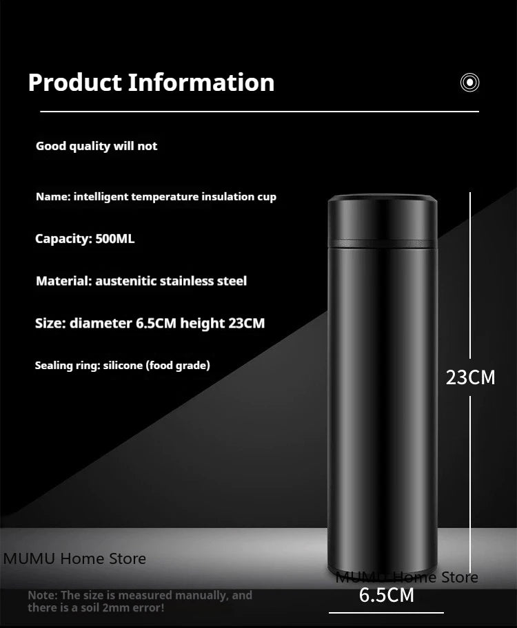 Temperature Thermos Bottle Water Cup