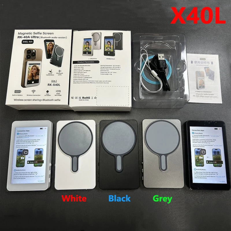 Magnetic Wireless Phone Selfie Monitor