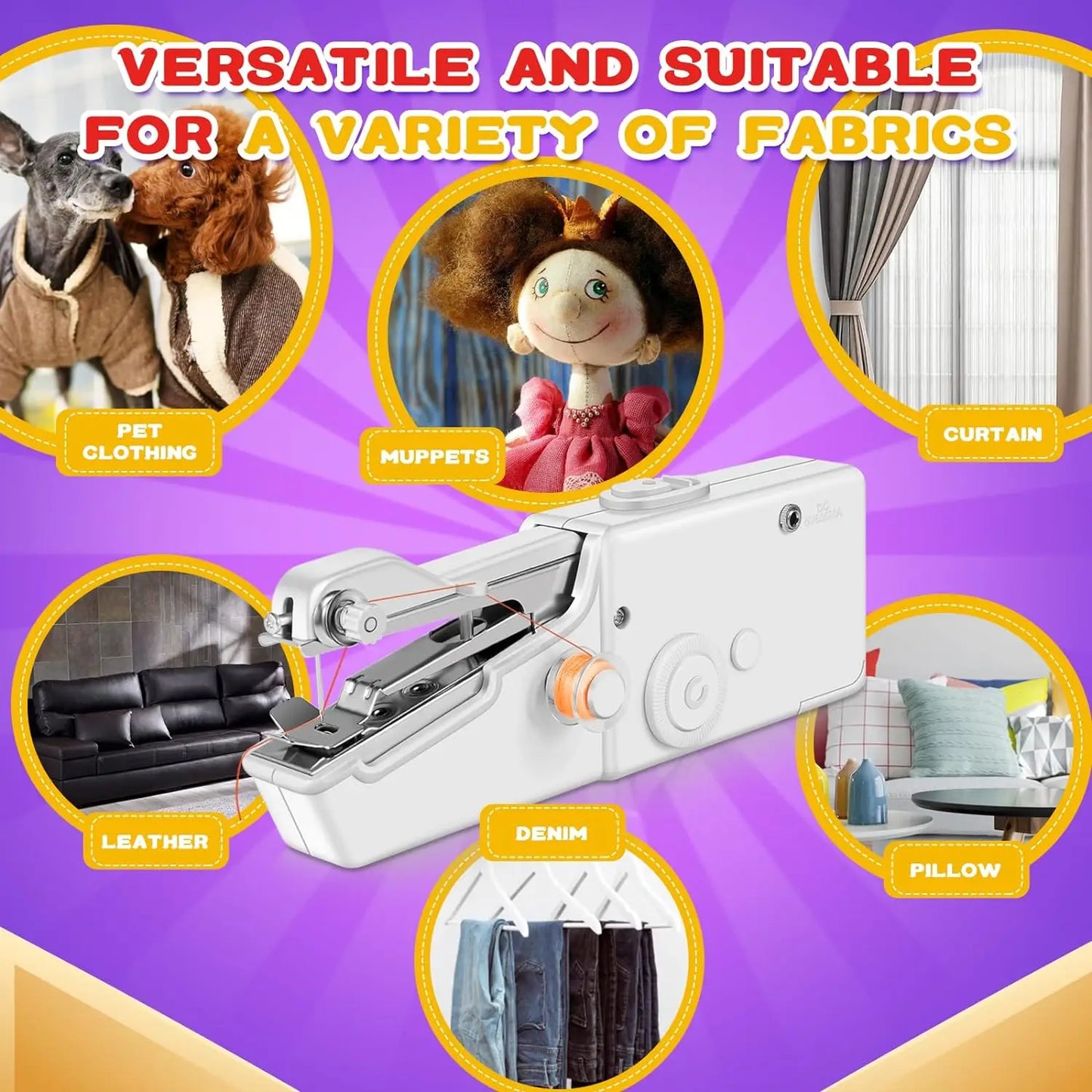 Portable Mini Electric Sewing Machine