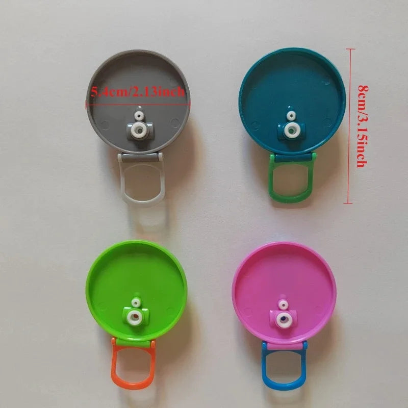 Can Lid With Silicone Straw