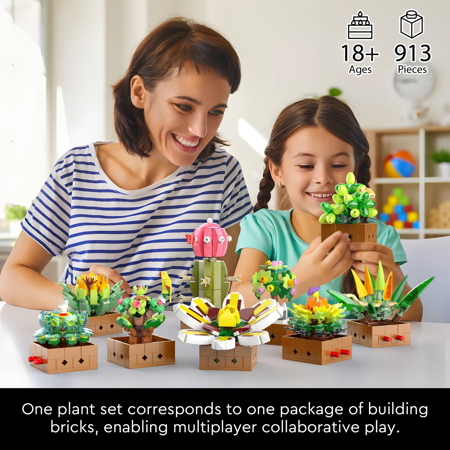 EDUCIRO Succulent Bonsai Building Set