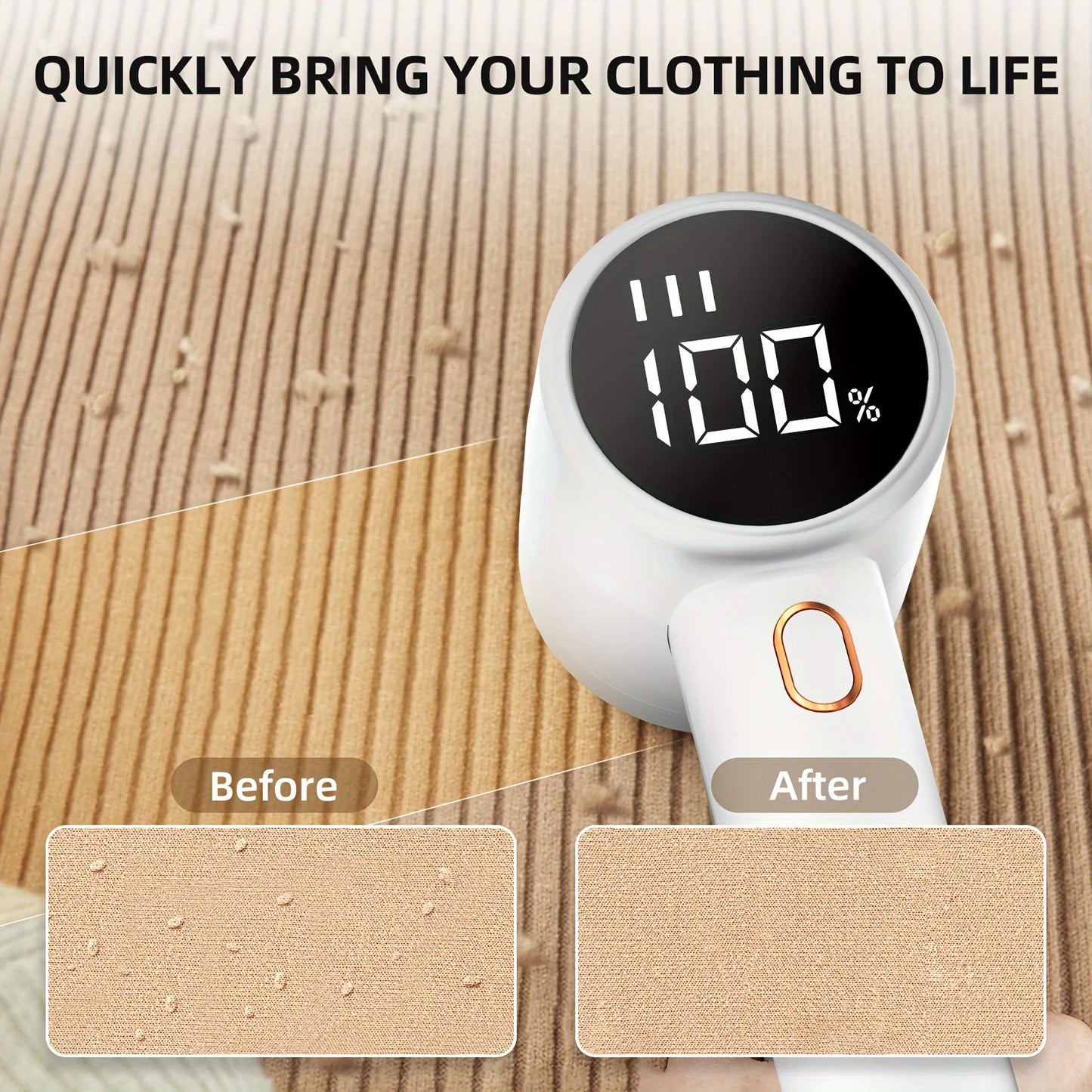 Rechargeable Fabric Lint Remover