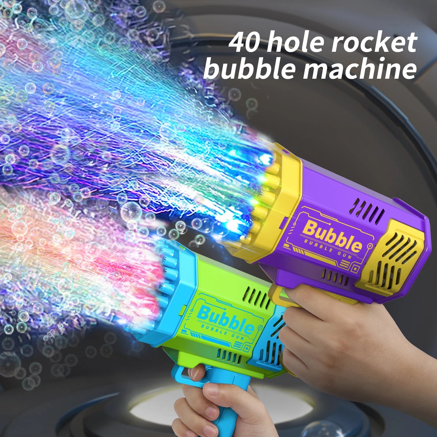 Handheld Electric Bubble Machine