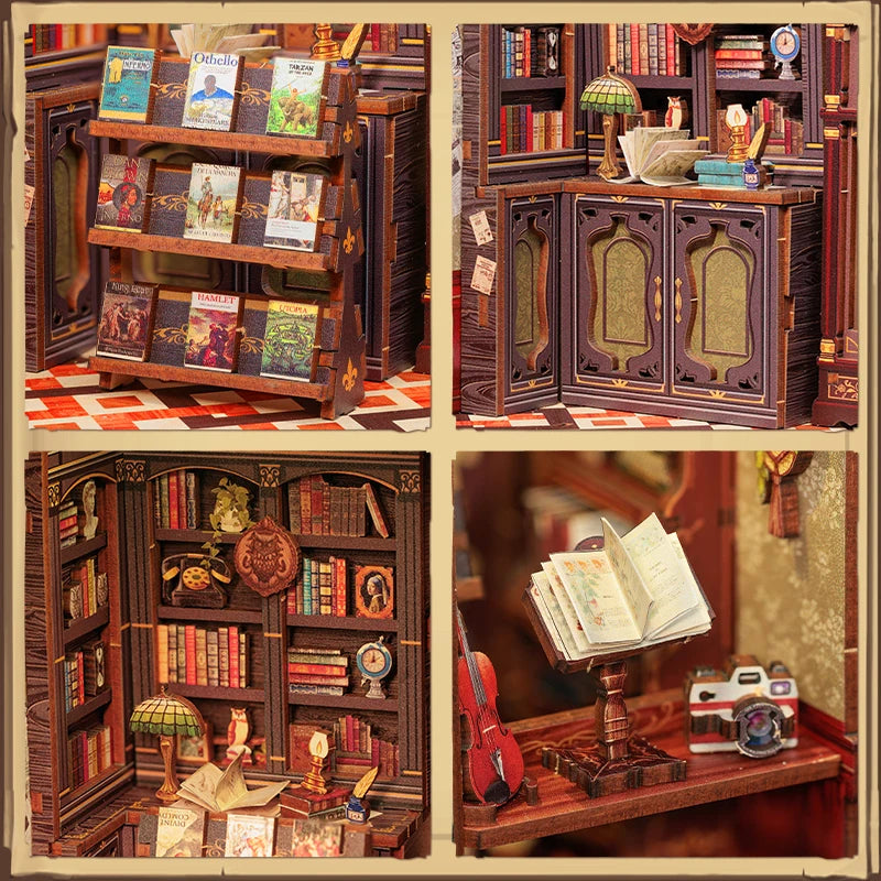 3D Mini Owl Bookstore