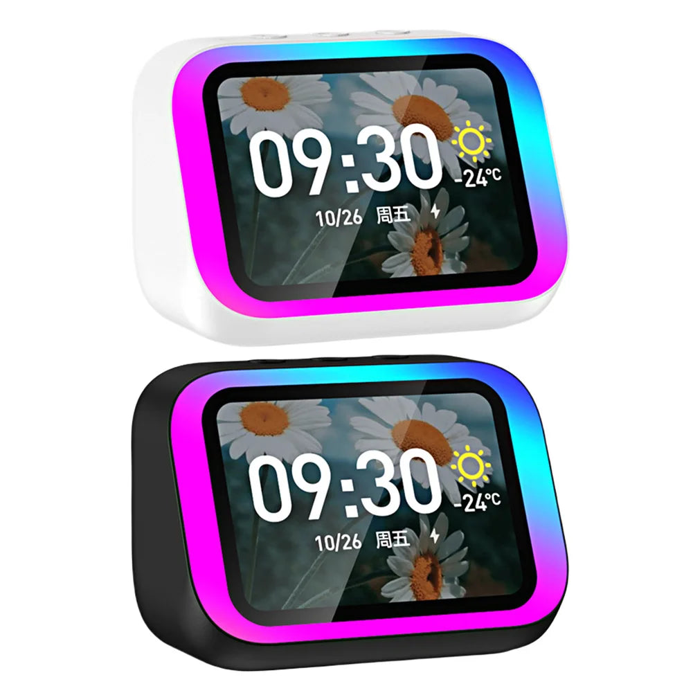 Multifunctional Smart Speaker with Clock & Weather