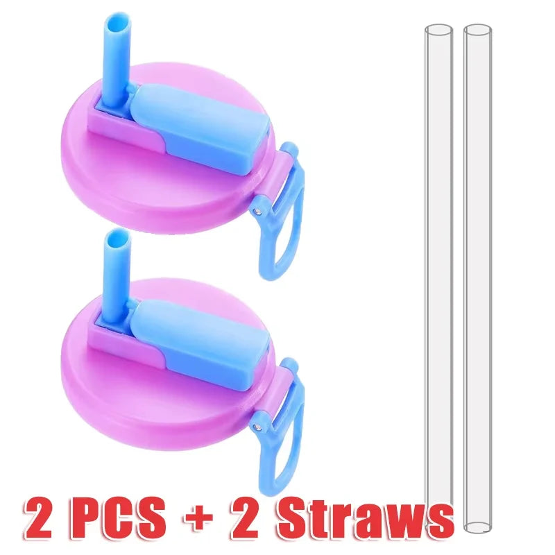 Can Lid With Silicone Straw