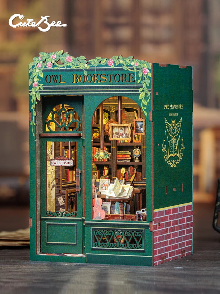 3D Mini Owl Bookstore
