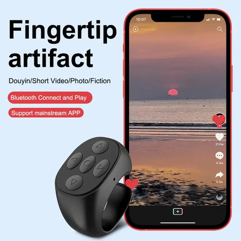 For Tik-Tok Ring Remote Control Button Wireless