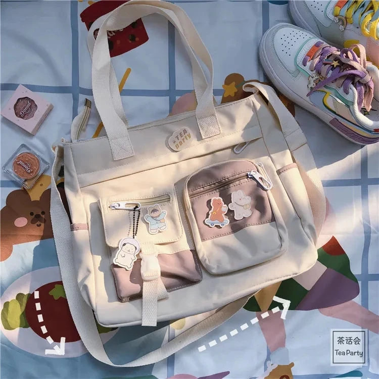 Waterproof Nylon Tote Bag