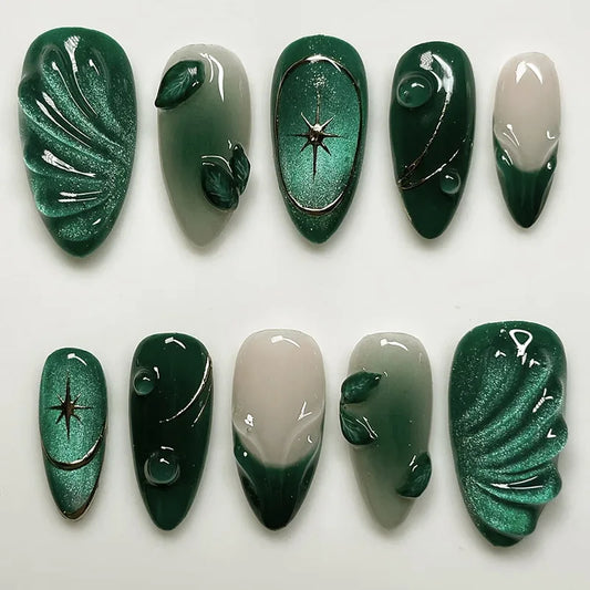 3D Design False Press on Nails