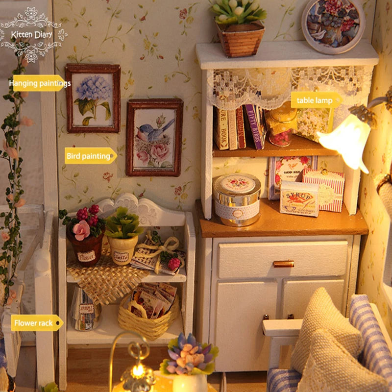 Miniature Dollhouse DIY Kit