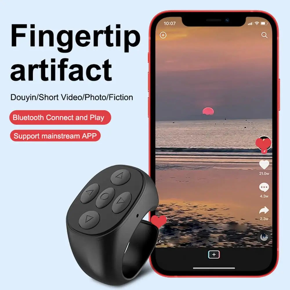 For Tik-Tok Ring Remote Control Button Wireless