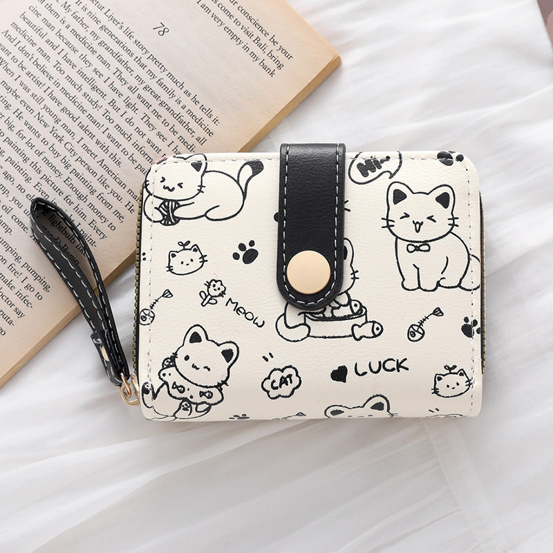 Cat Printed-Clutch